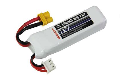 ROXXY HV LiPo 450mah 7 6V 2S 80C XT 30