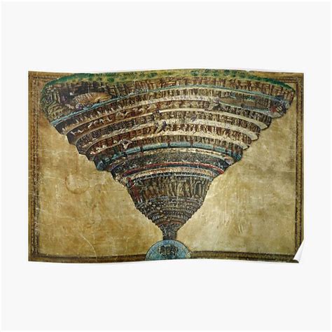 "Sandro Botticelli - Divine Comedy Illustrated by Botticelli" Poster by ...