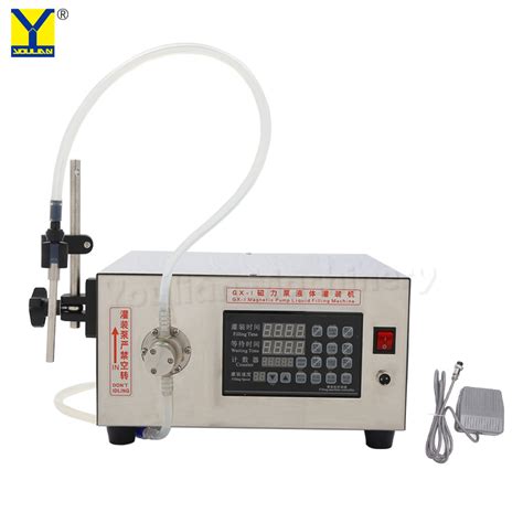 Gx Single Head Digital Magnetic Pump Liquid Filling Machine Drink