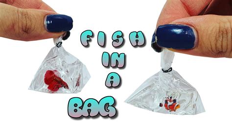 DIY Miniature Fish In A Bag 4 Types Tutorial Crafts YouTube