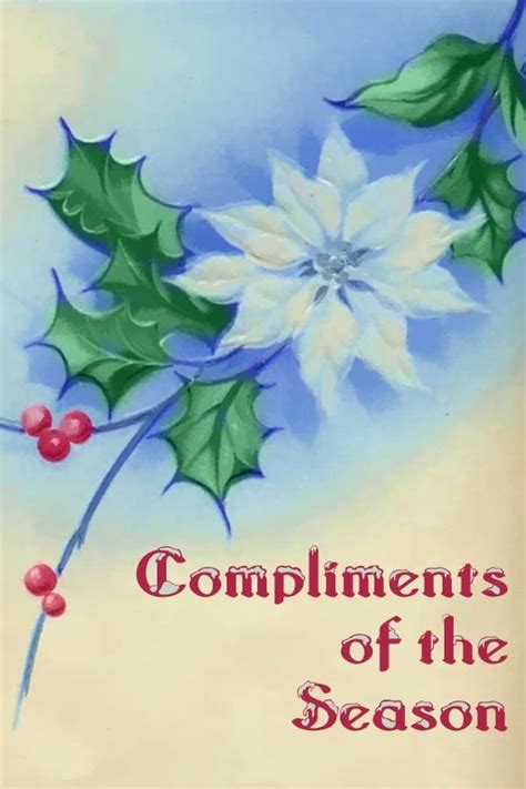 Compliments of the Season (1930) — The Movie Database (TMDB)