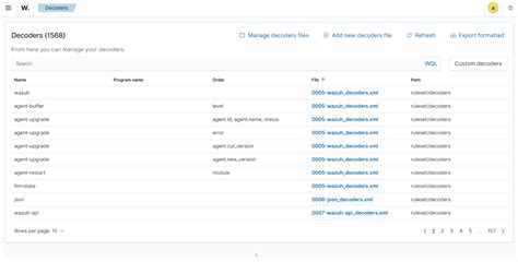 Navigating The Wazuh Dashboard Wazuh Dashboard Wazuh Documentation