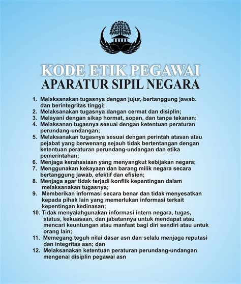 Dasar Hukum Kode Etik Personel Pbj Hukum 101