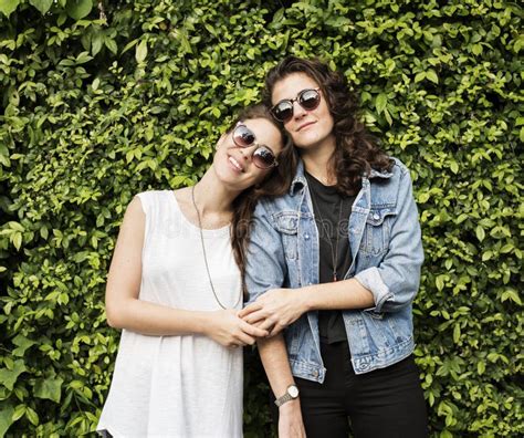 Lesbian Couple Together Indoors Concept Stock Image Image Of Lesbian