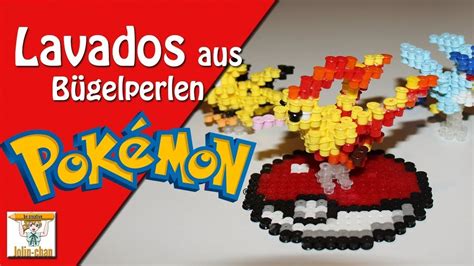 Diy Lavados Moltres Pokemon D B Gelperlen Tutorial Perler Bead