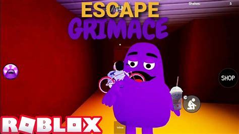 Escape Grimace Roblox Youtube