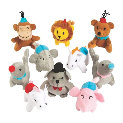 Plush Carnival Characters Toys 50 Pieces