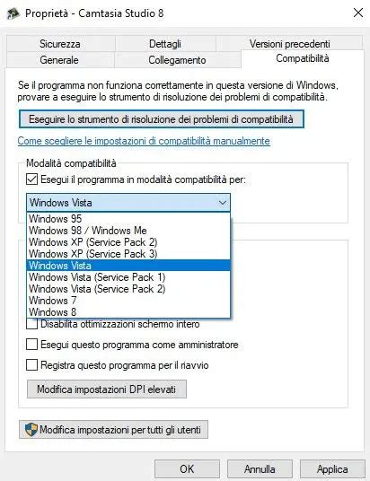 Come Usare La Modalit Compatibilit Su Windows Stolas Informatica