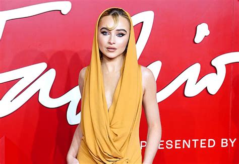 Sabrina Carpenter Brings Edge In Hooded Jumpsuit At Fashion Awards