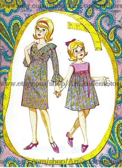 Pdf Printable Digital Vintage Paper Dolls Tammy And Pepper Etsy