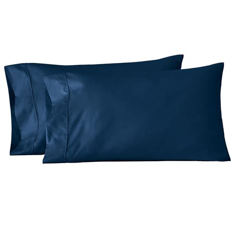 Better Homes And Gardens 100 Cotton Sateen 300 Thread Count Pillowcase Set Standardqueen Blue