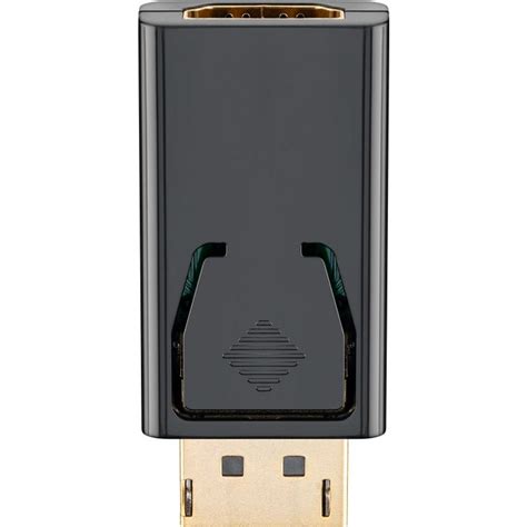 Goobay Displayport Hdmi Adapter Gullbelagt Svart