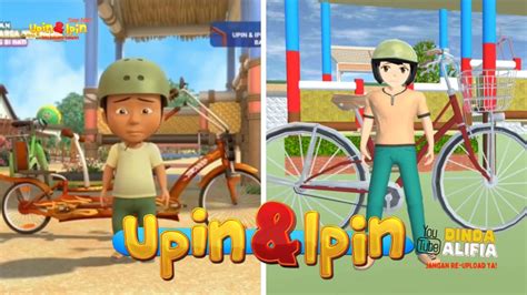 Tiru Aksi Upin Ipin Sepeda Ijat Terjatuh Full Upin Ipin Terbaru