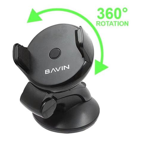 BAVIN AL599 360 Degree Rotation Car Mount Phone Holder W Multi Angle