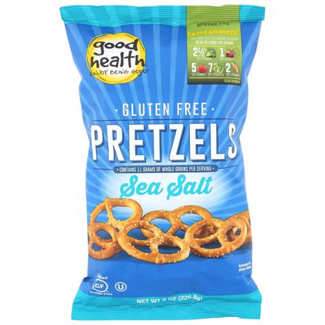 (12 Pack) Good Health Pretzels, Sea Salt, 8 Oz. - Walmart.com - Walmart.com