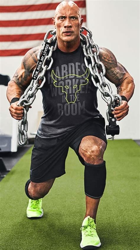 The Rock Dwayne Johnson Workout The Rock Workout The Rock Logo Gym