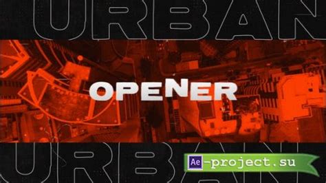 Videohive Urban Opener Project For After Effects