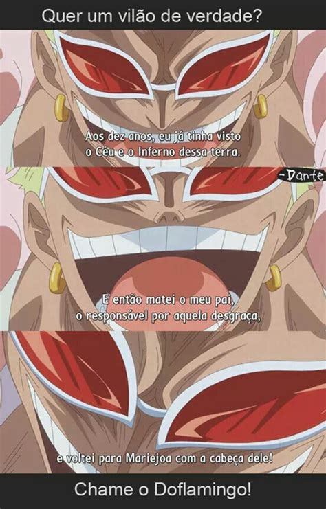 Melhor Vilã Do Anime Um Dos Melhores Vilões Dos Animes Doflamingo