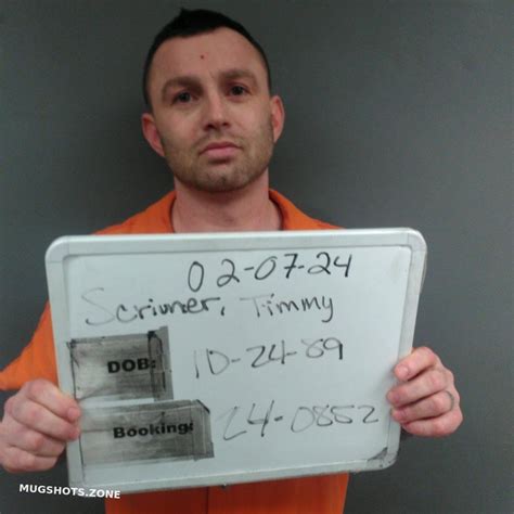 SCRIVNER TIMMY DON JUNIOR 02 07 2024 Sebastian County Mugshots Zone