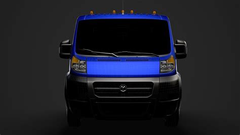 Ram Promaster Cargo Chassis Truck Crew Cab 3450 Wb 2019 3d Model By Creator 3d