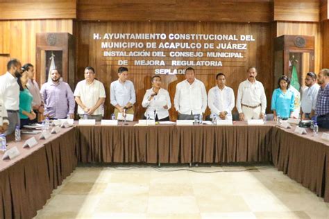 Instalan En Acapulco El Primer Consejo Municipal De Mejora Regulatoria