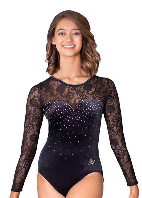 Black Gymnastics Leotard