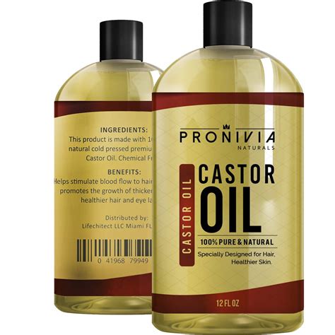 Buy Aceite De Ricino Castor Natural Y Puro Para El Crecimiento Del