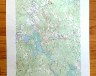 Hopkinton Nh Map - Etsy