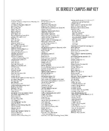 🗺 UC Berkeley Map PDF - Free Download (PRINTABLE)