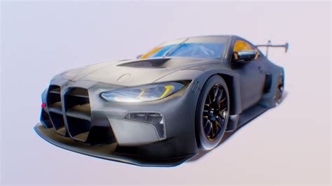 Bmw M4 Gt3 Download Free 3d Model By Kevin ケビン Sohyalebret [cb6ce32] Sketchfab