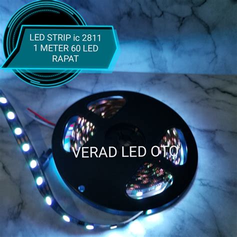 Jual Led Strip Ws Ws Led Volt V Meter Strobo Black