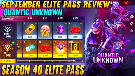 Claiming September Elite Pass All Items September Elite Pass Review