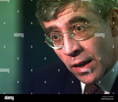 Home Secretary Jack Straw During An Interview Following A Tour Of Hmp