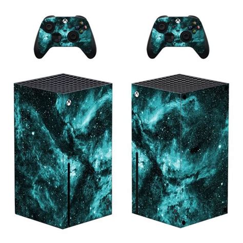 Kit Autocollants Pour Xbox Series X Nebula Sticker Skin Pour Xbox