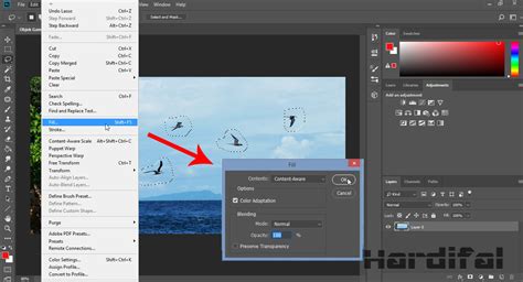 Cara Menghilangkan Tulisan Pada Gambar Pada Photoshop Denah