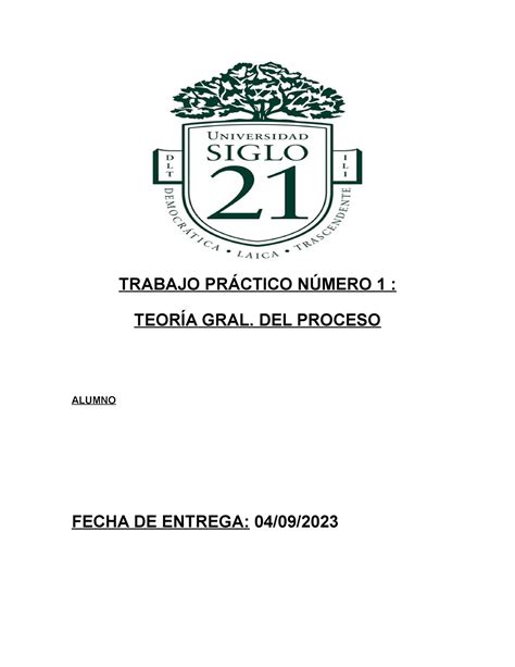 TP 1 Trabajo Práctico 1 aprobado 95 porciento TRABAJO PRÁCTICO