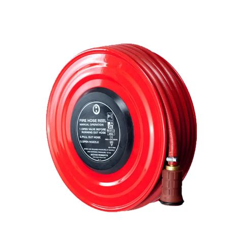 Fire Hose Reel System Hold 1 5 X100 Feet Jacket Hose Wall Mounted Fire