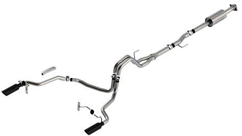 Borla 140863bc Borla S Type Cat Back Exhaust Systems Summit Racing