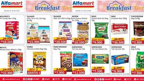 Katalog Promo Alfamart Hari Ini Juni Sarapan Chochip Coklat