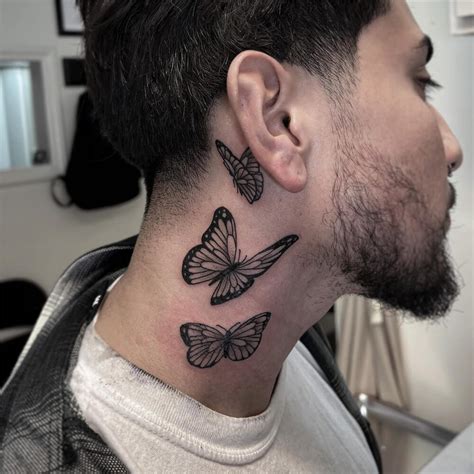 Share More Than Butterfly Tattoo Designs On Neck Best In Cdgdbentre