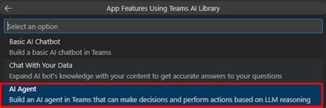 Erstellen Eines KI Agents In Teams Teams Microsoft Learn