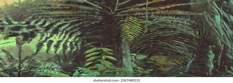 Jungle Digital Painting Concept Art 2d Stock Illustration 2267480133 ...