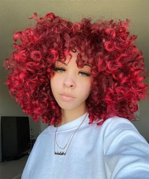 Curly Afro Hair Hairdos For Curly Hair Cute Hair Colors Hair Dye