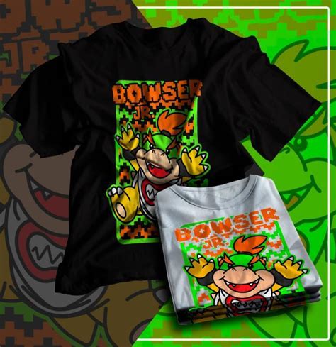 16 vectores para corte o sublimación de playeras de Mario Bros con