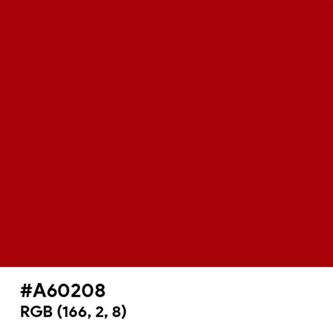 Classic Rose color hex code is #A60208