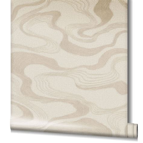 Grafische Tapete Vliestapete Kumano Beige Wall Art De