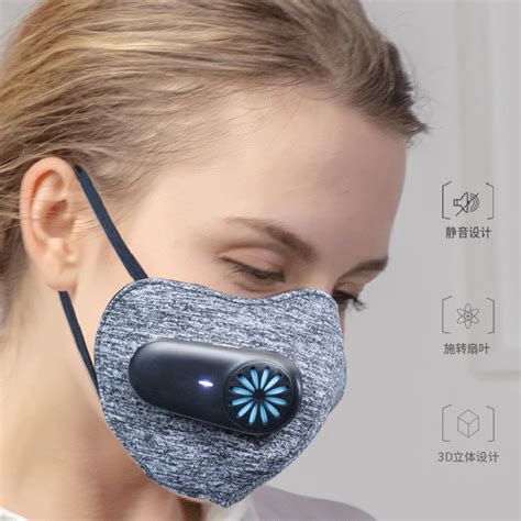 Epsilon New Arrival Smart Electric Sport Facemask Fan With Unique