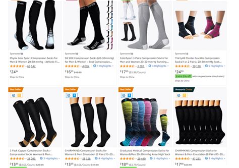 7 different types of compression socks