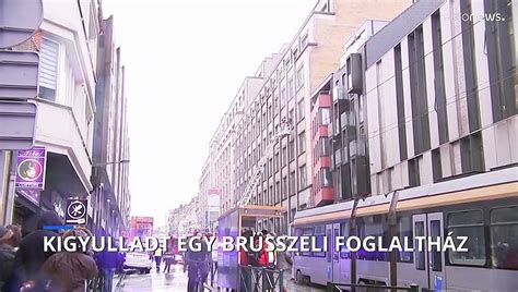 Kigyulladt Egy Bev Ndorl K Ltal Lakott Foglalth Z Br Sszelben Video