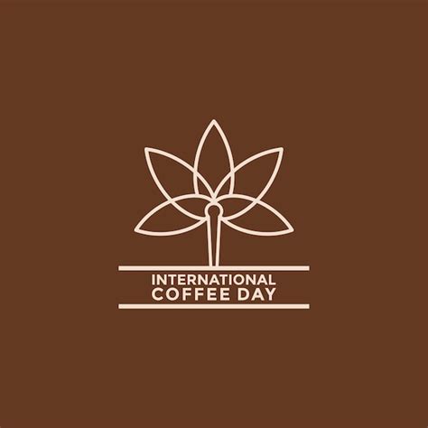 Premium Vector | Vector graphic of international coffee day logo. vector greeting design ...